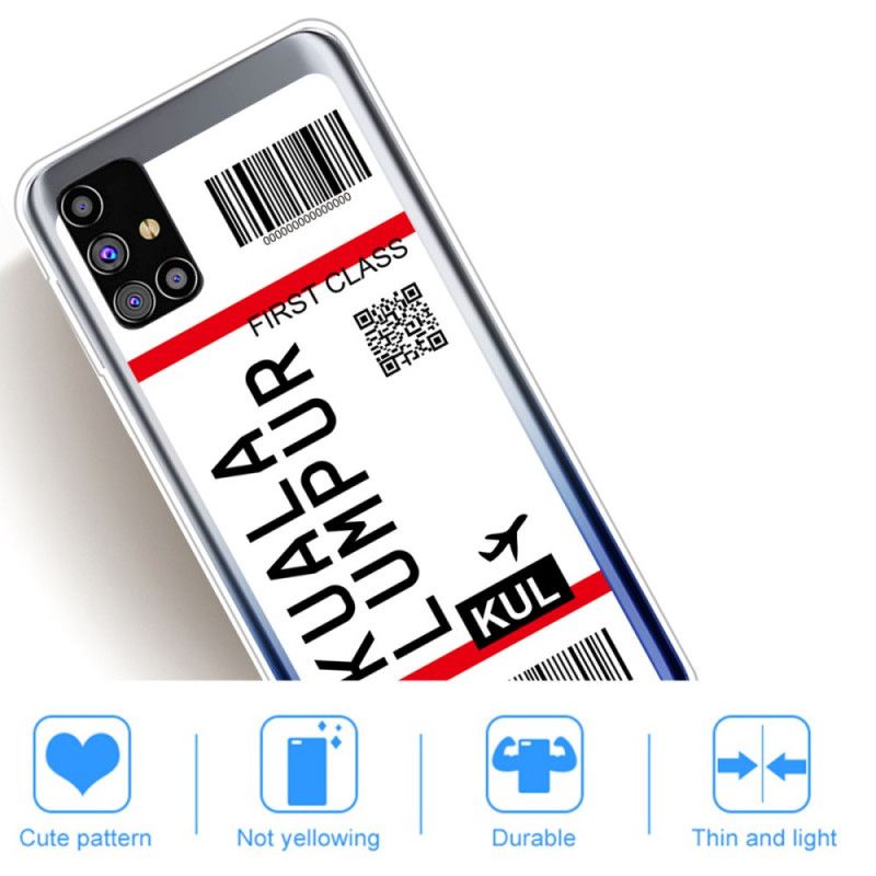 Etui Samsung Galaxy M51 Karta Pokładowa Do Kuala Lumpur