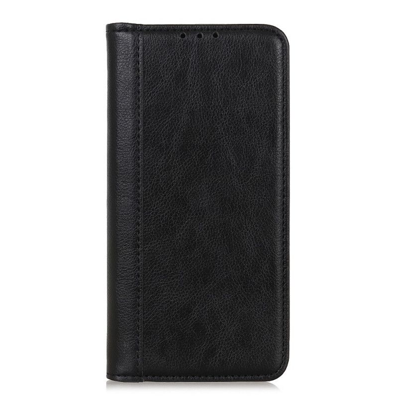 Flip Kotelot Samsung Galaxy M51 Zielony Czarny Elegancka Dwoina Z Liczi Etui Ochronne