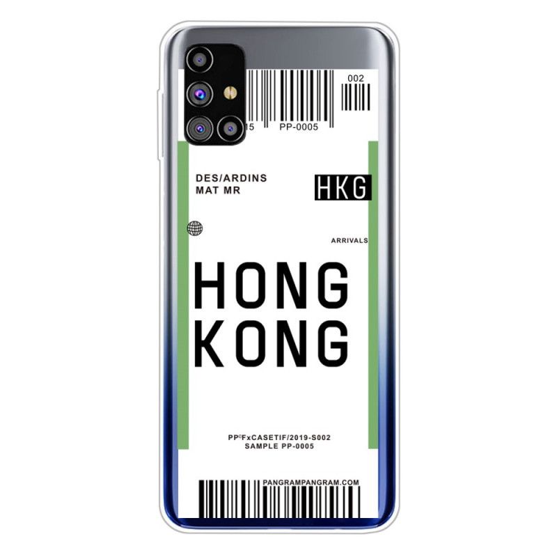 Futerały Samsung Galaxy M51 Etui na Telefon Karta Pokładowa Do Hongkongu