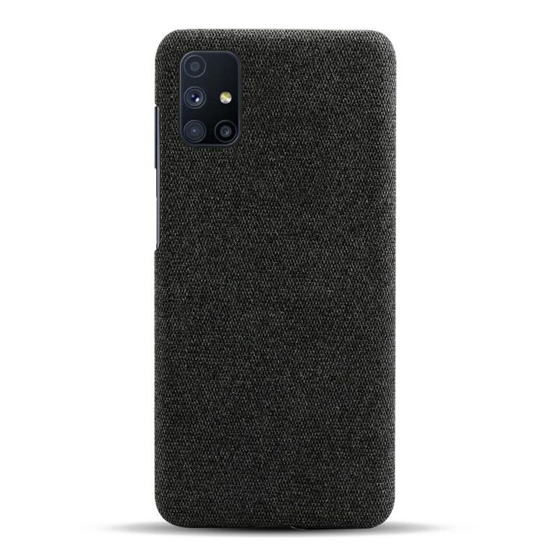 Futerały Samsung Galaxy M51 Szary Czarny Etui na Telefon Tekstura Tkaniny