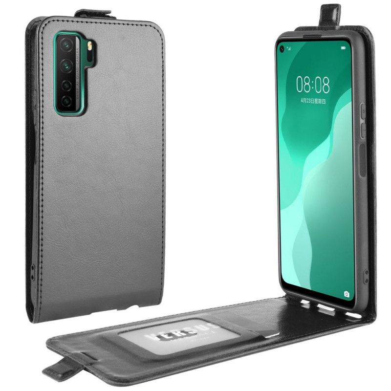 Etui Folio Huawei P40 Lite 5G Biały Czarny Składany