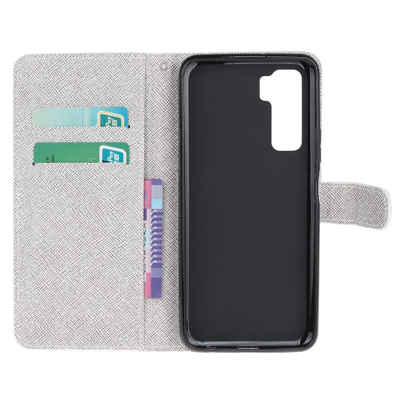 Etui Folio Huawei P40 Lite 5G Funky Stringi Kotki