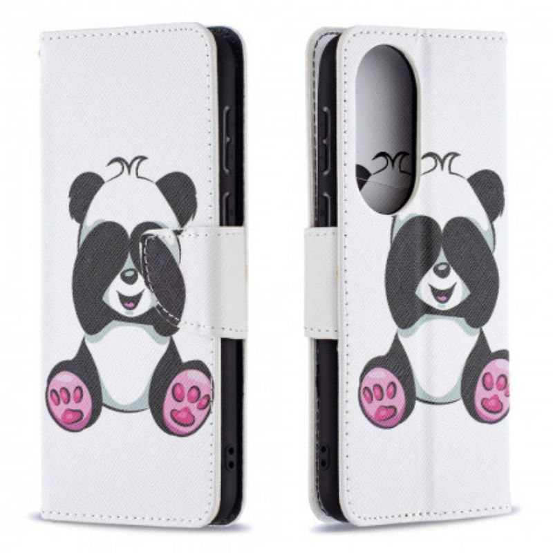 Obudowa Huawei P50 Etui Na Telefon Panda Na Bambusie