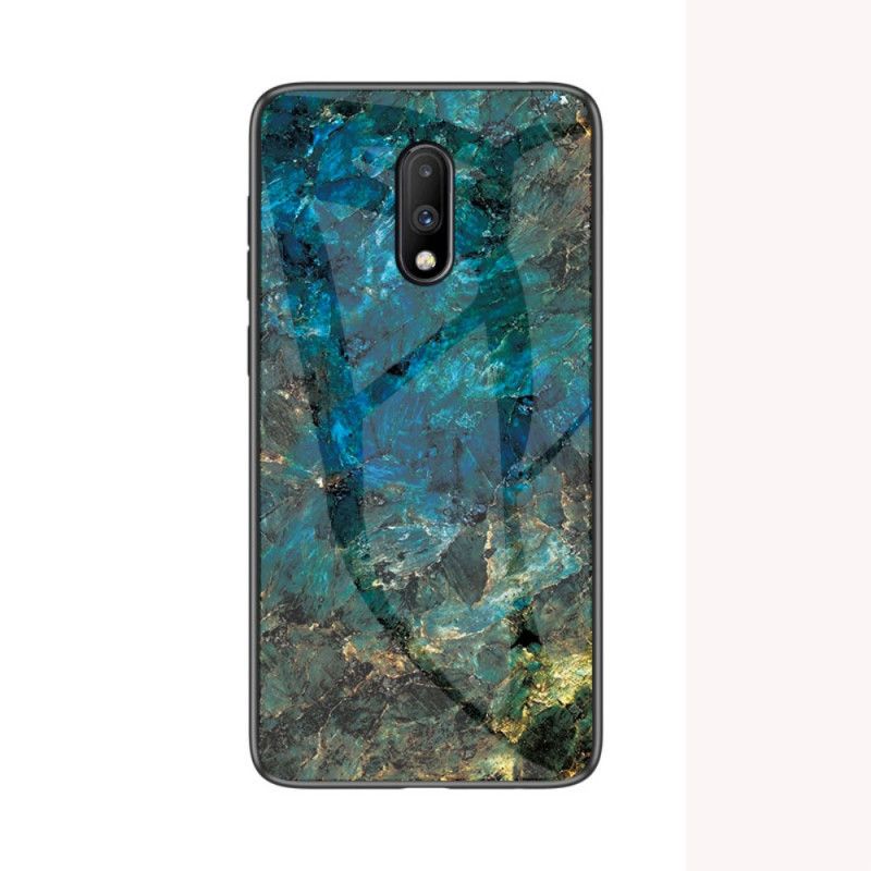 Etui OnePlus 7 Biały Czarny Szkło Hartowane W Kolorach Premum Etui Ochronne