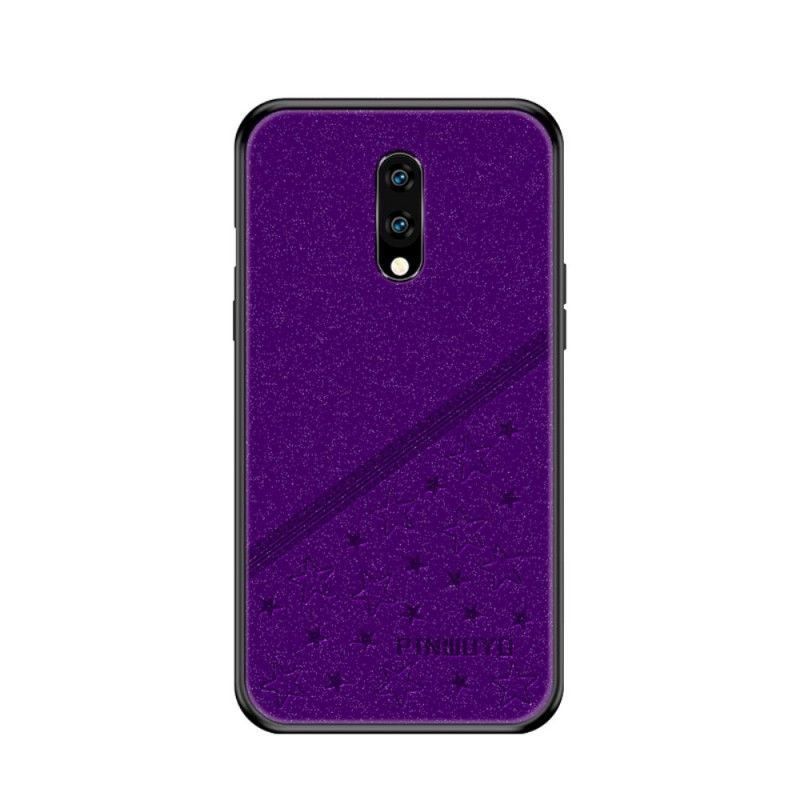 Etui OnePlus 7 Czerwony Czarny Szczęśliwa Seria Pinwuyo