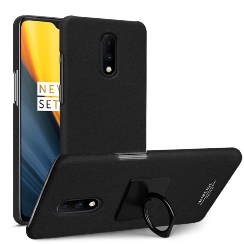 Etui OnePlus 7 Granatowy Czarny Pierścień Imak