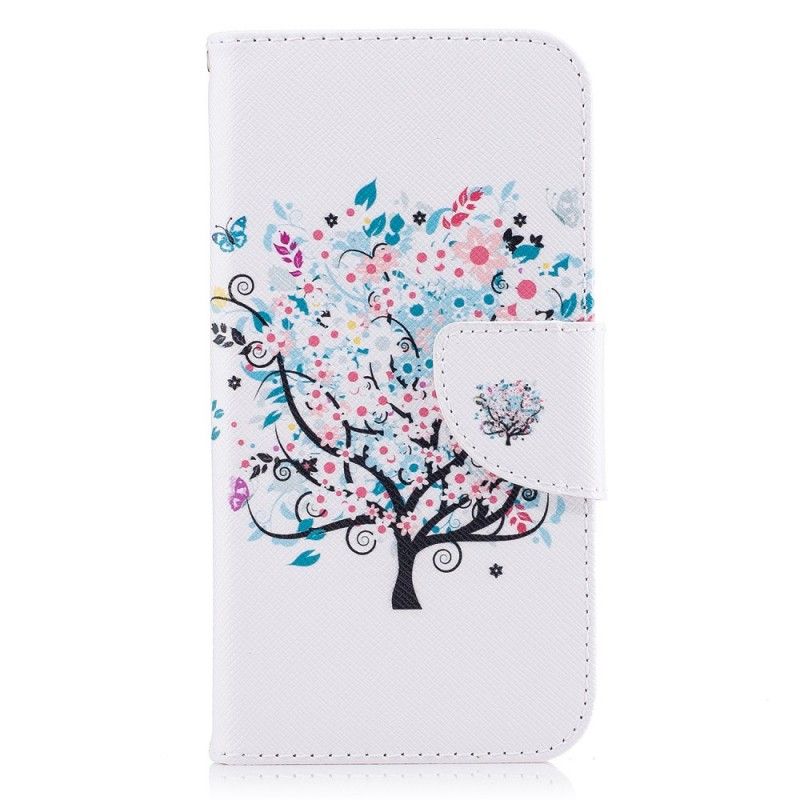 Etui Folio Samsung Galaxy J7 2017 Kwitnące Drzewo