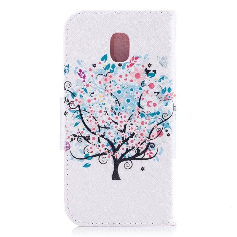 Etui Folio Samsung Galaxy J7 2017 Kwitnące Drzewo
