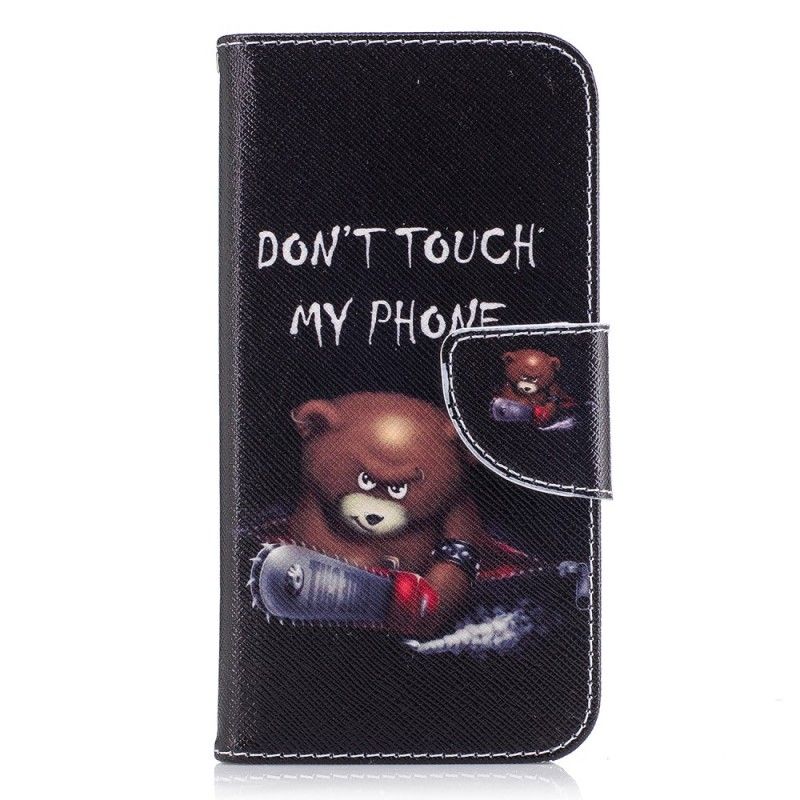 Etui Folio Samsung Galaxy J7 2017 Niebezpieczny Niedźwiedź