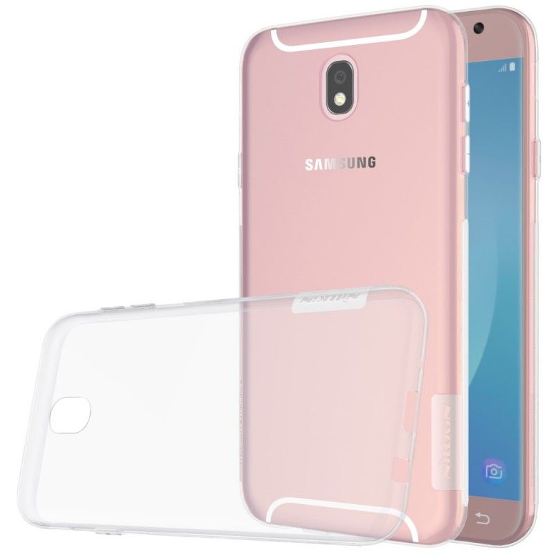 Etui Samsung Galaxy J7 2017 Biały Przezroczysty Etui Ochronne