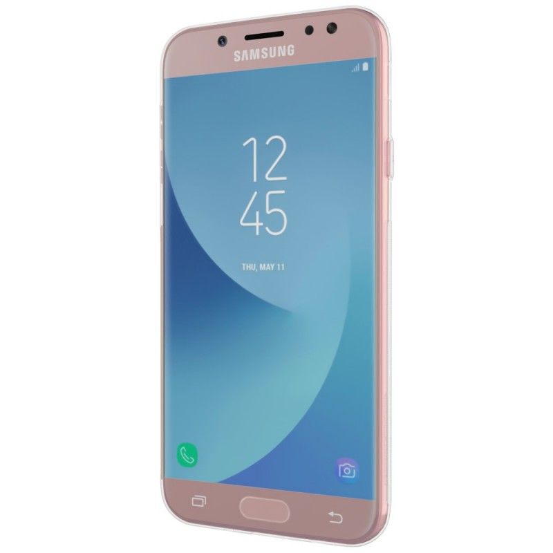 Etui Samsung Galaxy J7 2017 Biały Przezroczysty Etui Ochronne