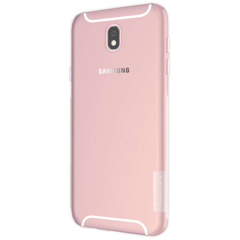 Etui Samsung Galaxy J7 2017 Biały Przezroczysty Etui Ochronne
