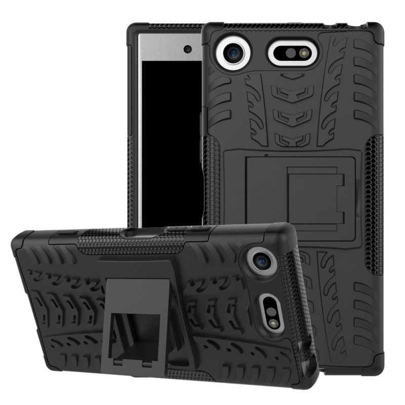 Etui Sony Xperia XZ1 Compact Biały Czarny Ultra Odporny