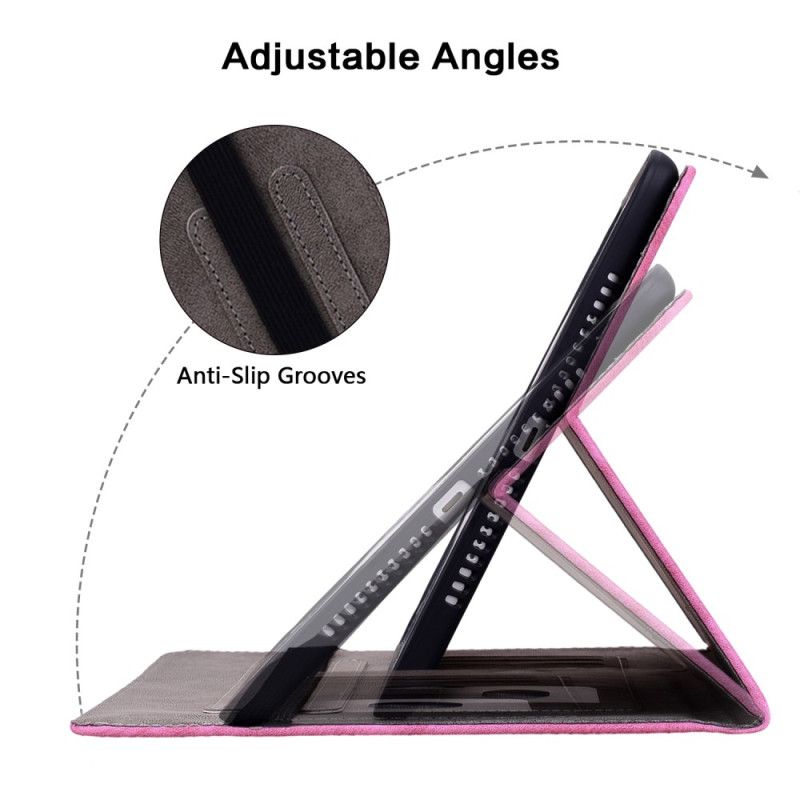 Etui Do Xiaomi Pad 6 Efekt Różowej Skóry