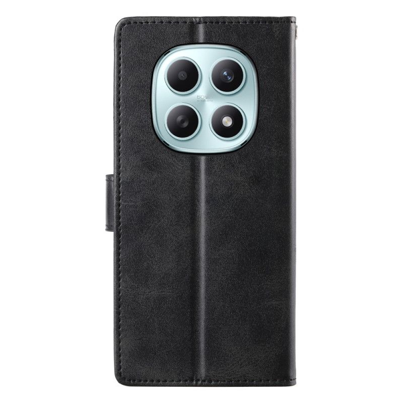 Etui Folio Do Xiaomi Redmi Note 15 5g Efekt Skóry