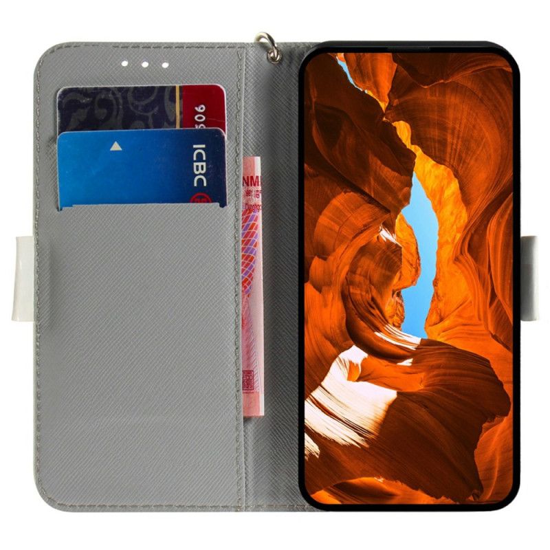 Etui Folio Do Xiaomi Redmi Note 15 5g Kwiaty Akwarelowe