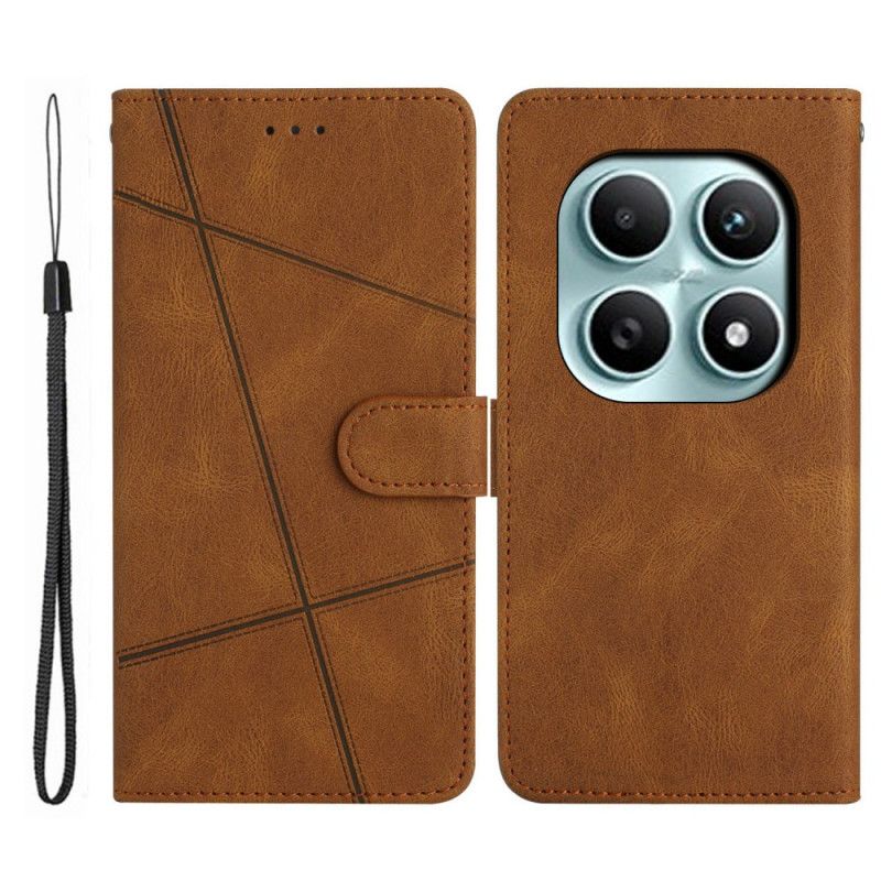 Etui Folio Do Xiaomi Redmi Note 15 5g Linie I Paski