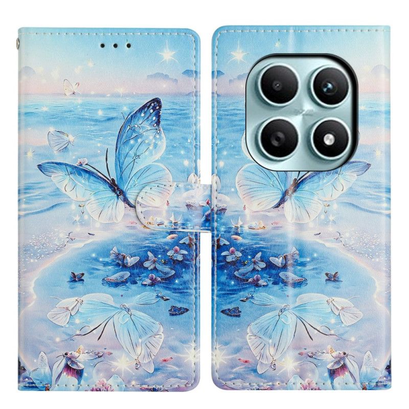 Etui Folio Do Xiaomi Redmi Note 15 5g Motyl Oceaniczny