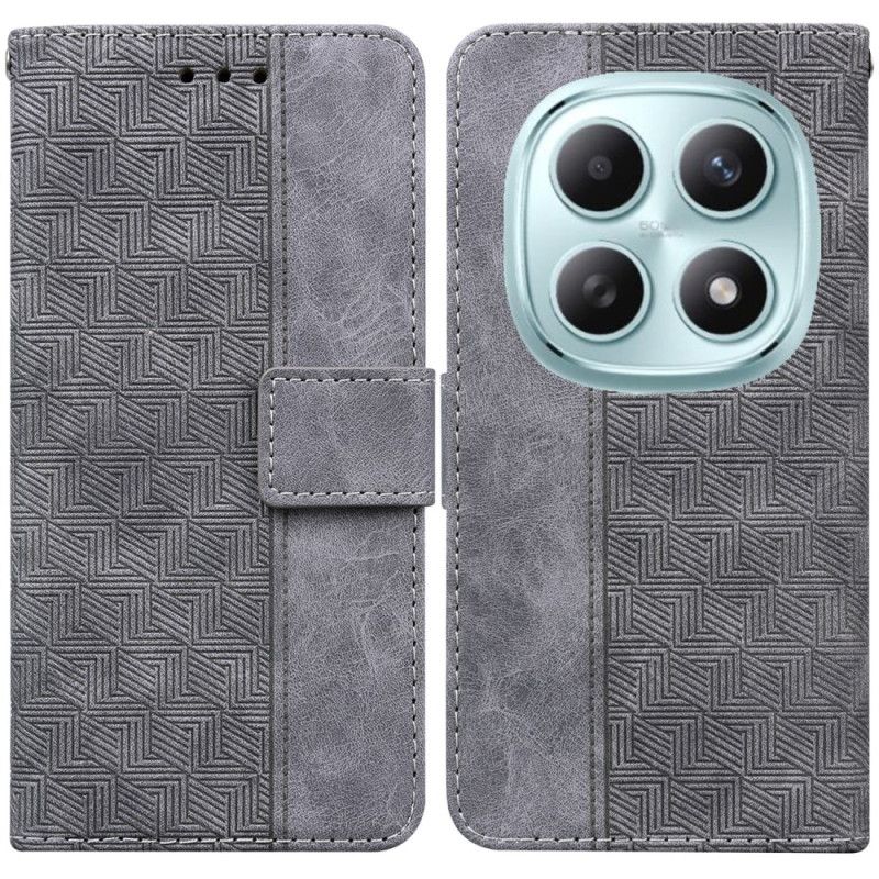 Etui Folio Do Xiaomi Redmi Note 15 5g Wzór Tkany