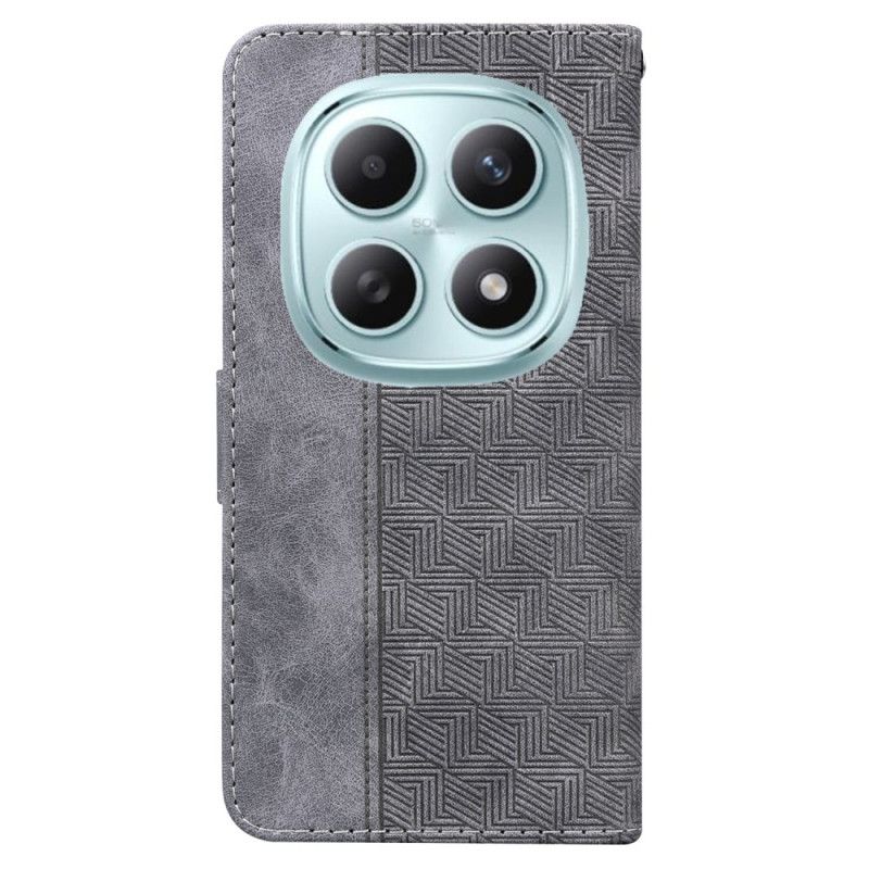Etui Folio Do Xiaomi Redmi Note 15 5g Wzór Tkany