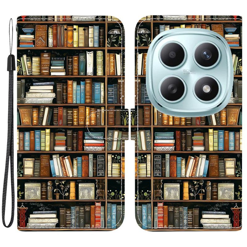 Etui Folio Xiaomi Redmi Note 15 5g Biblioteka