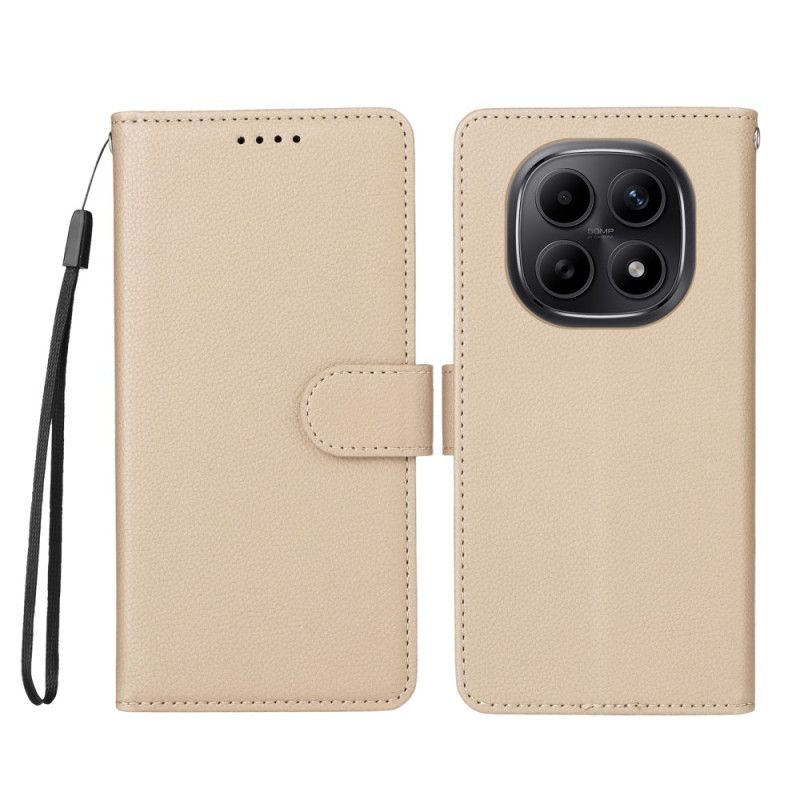 Etui Folio Xiaomi Redmi Note 15 5g Blokada Rfid I Pasek