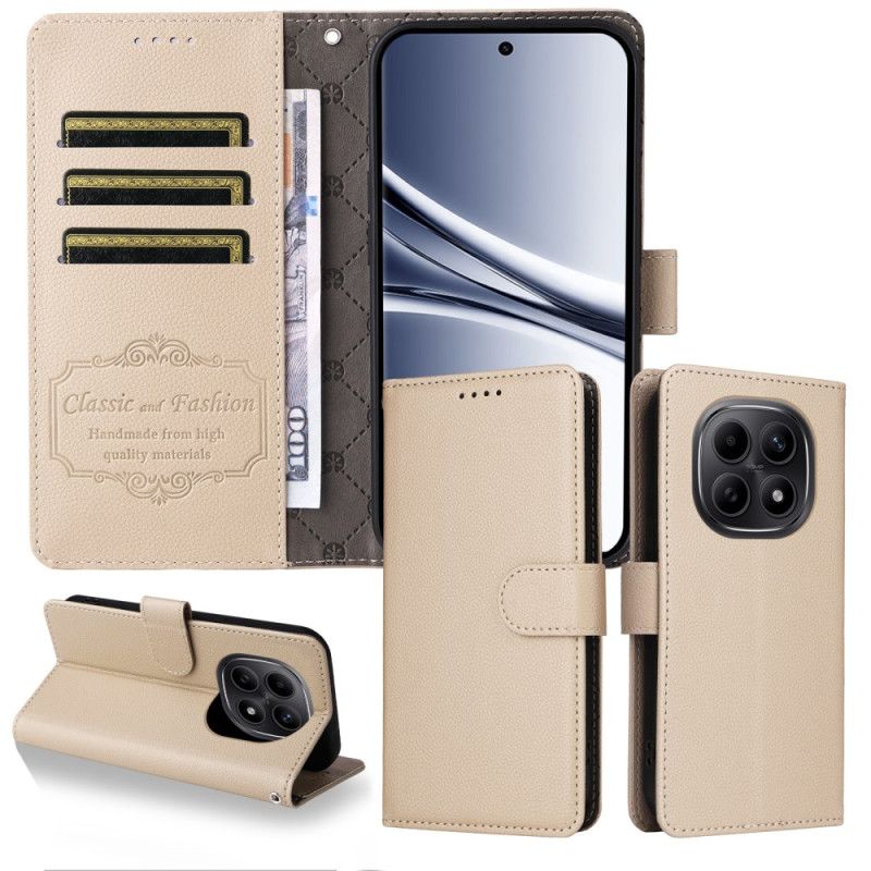 Etui Folio Xiaomi Redmi Note 15 5g Blokada Rfid I Pasek