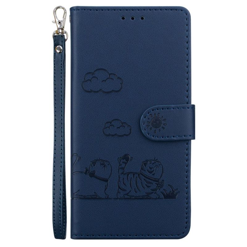 Etui Folio Xiaomi Redmi Note 15 5g Blokada Rfid I Wzór Kotka Etui Ochronne