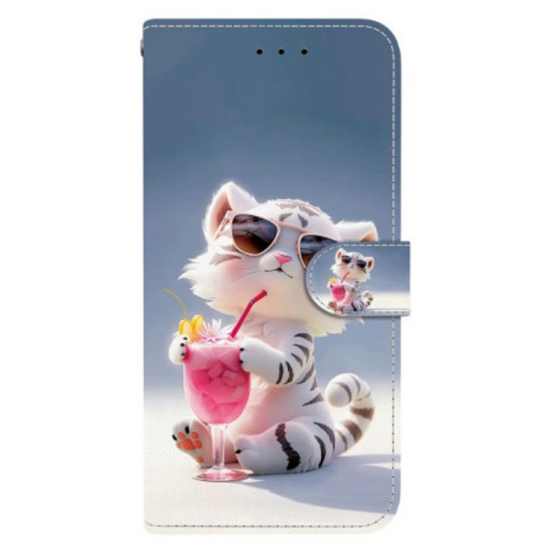 Etui Folio Xiaomi Redmi Note 15 5g Fajny Kot Etui Ochronne