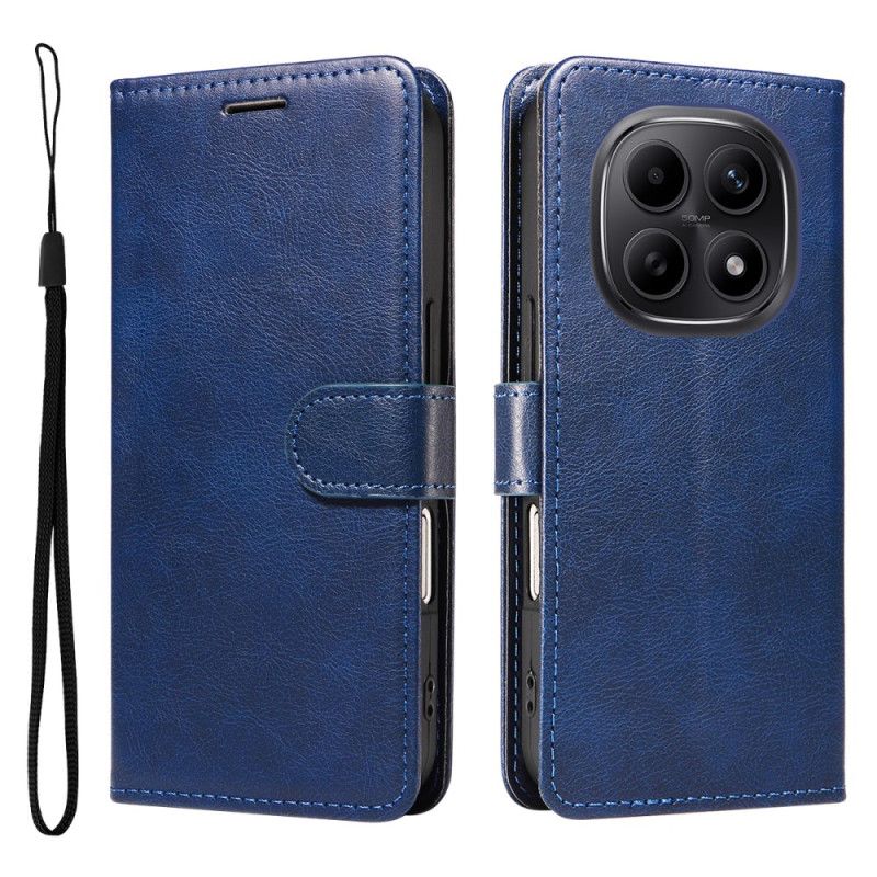 Etui Folio Xiaomi Redmi Note 15 5g Gładki Efekt Skóry Etui Ochronne