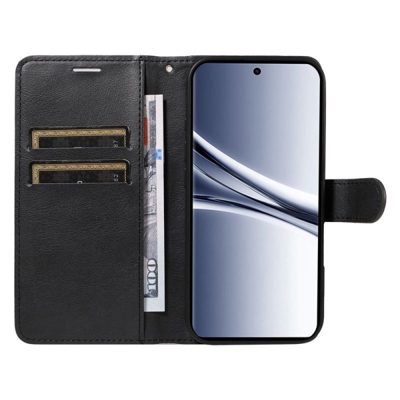 Etui Folio Xiaomi Redmi Note 15 5g Gładki Efekt Skóry Etui Ochronne