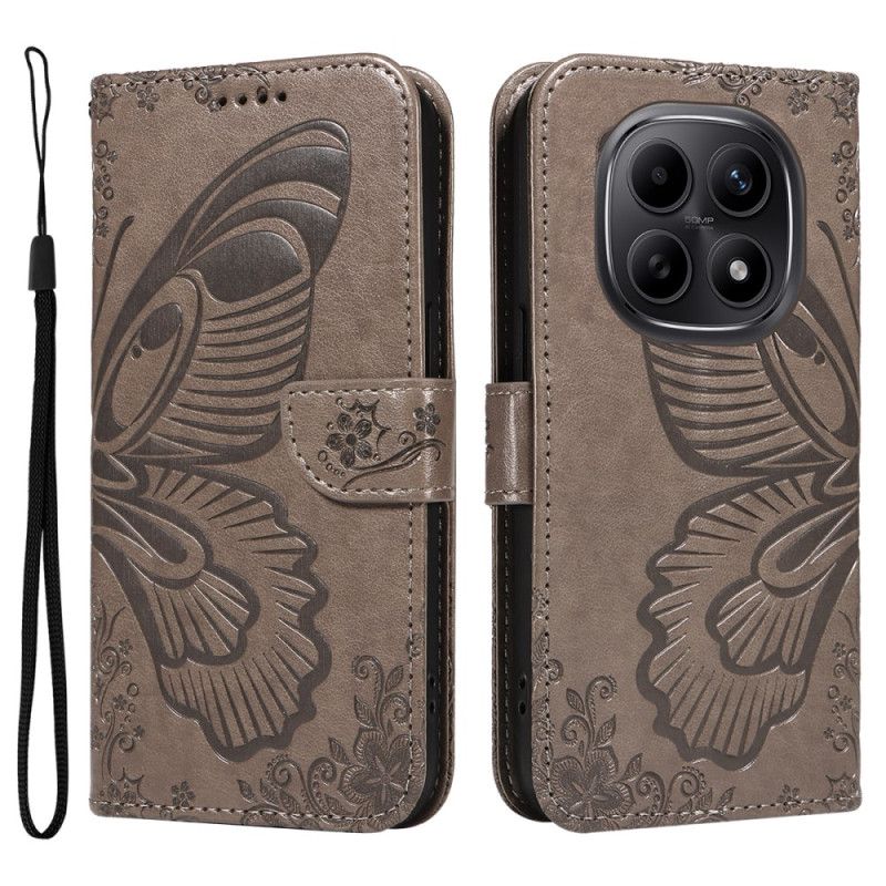 Etui Folio Xiaomi Redmi Note 15 5g Graficzny Motyl Etui Ochronne