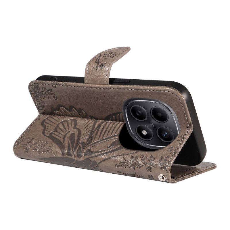 Etui Folio Xiaomi Redmi Note 15 5g Graficzny Motyl Etui Ochronne