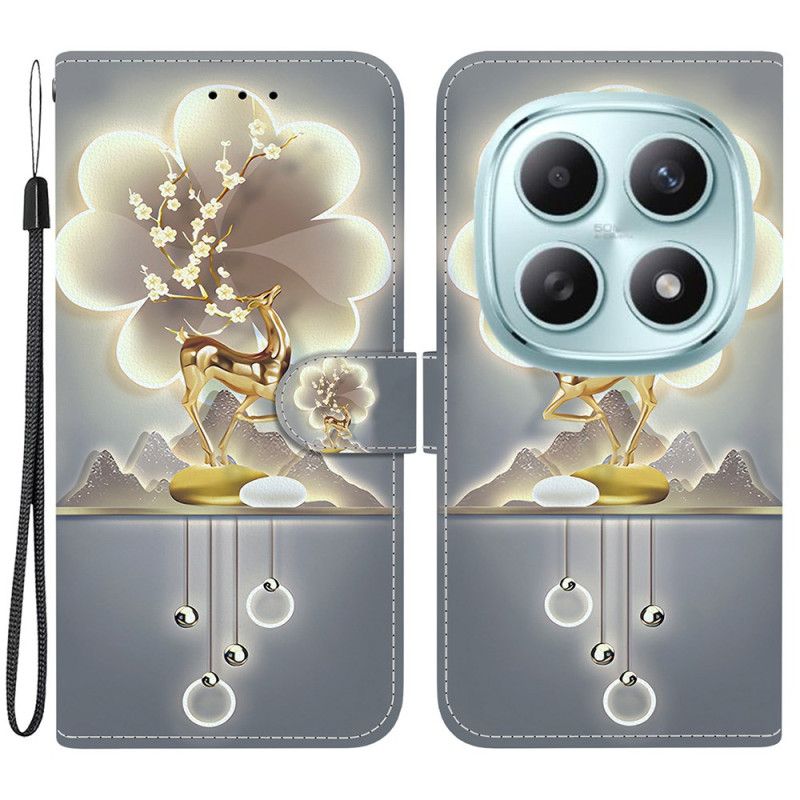 Etui Folio Xiaomi Redmi Note 15 5g Jeleń Sika Etui Ochronne