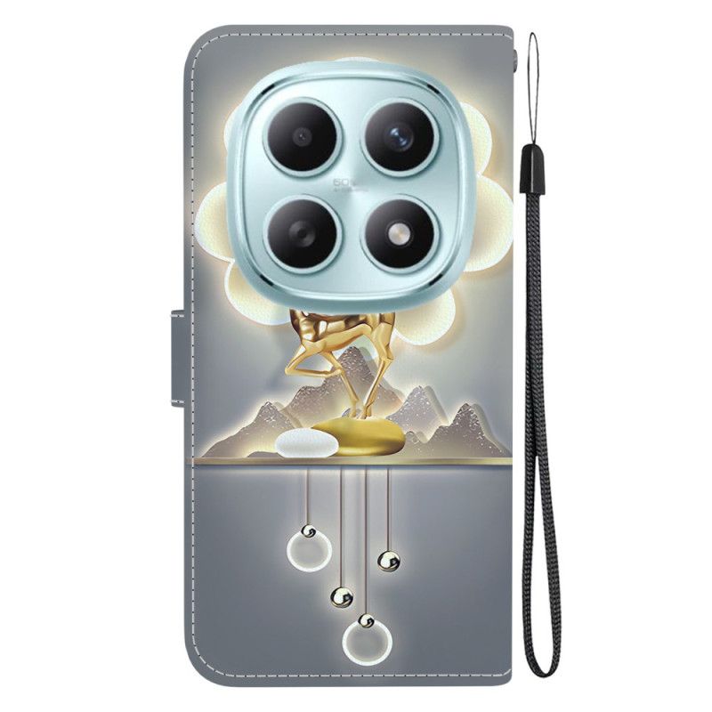 Etui Folio Xiaomi Redmi Note 15 5g Jeleń Sika Etui Ochronne