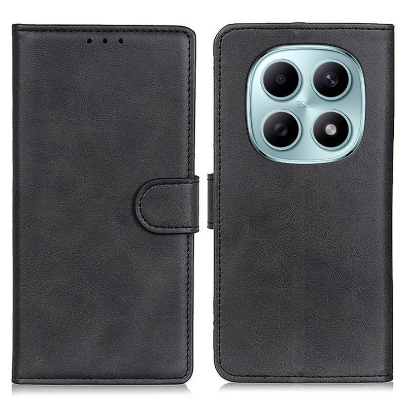 Etui Folio Xiaomi Redmi Note 15 5g Matowa Skóra Ekologiczna Etui Ochronne