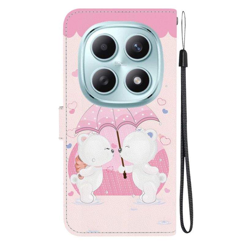 Etui Folio Xiaomi Redmi Note 15 5g Para Niedźwiedzi Etui Ochronne