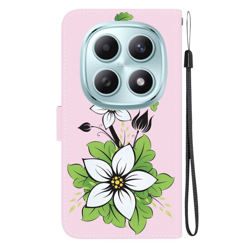 Etui Folio Xiaomi Redmi Note 15 5g Wzór Lilii