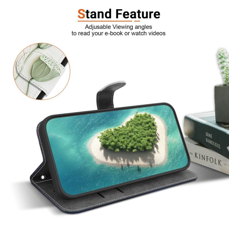 Etui Folio Xiaomi Redmi Note 15 5g Wzór Lotosu