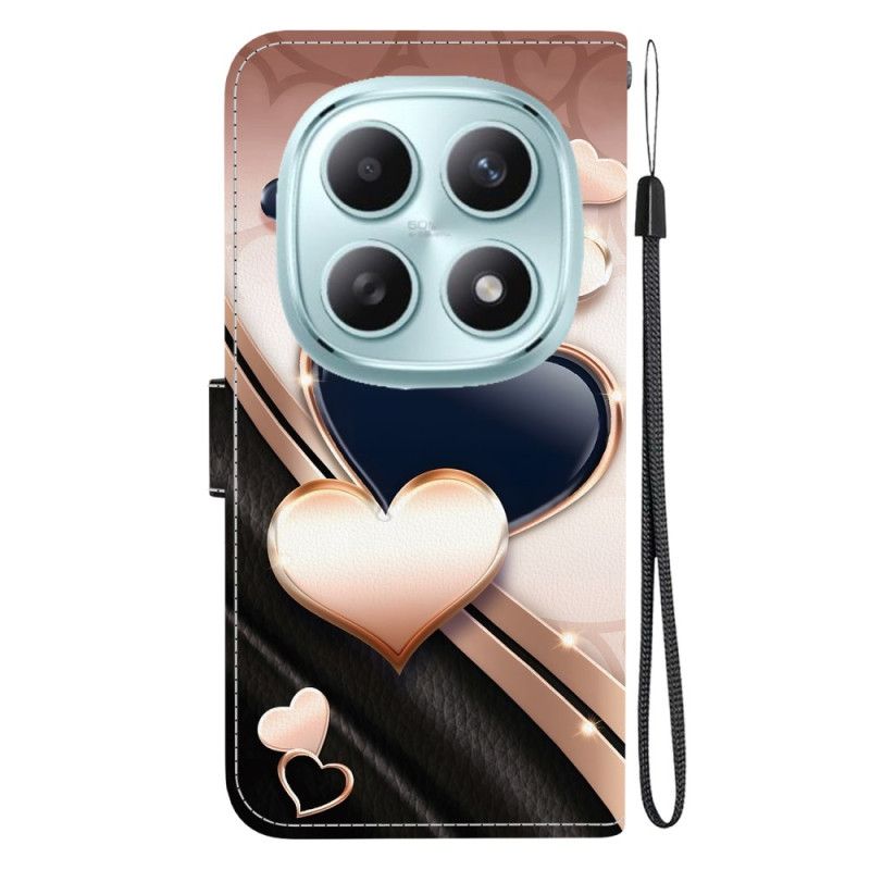 Etui Folio Xiaomi Redmi Note 15 5g Wzór Miłosny Etui Ochronne