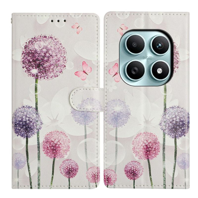 Etui Folio Xiaomi Redmi Note 15 5g Wzór Mniszka Lekarskiego