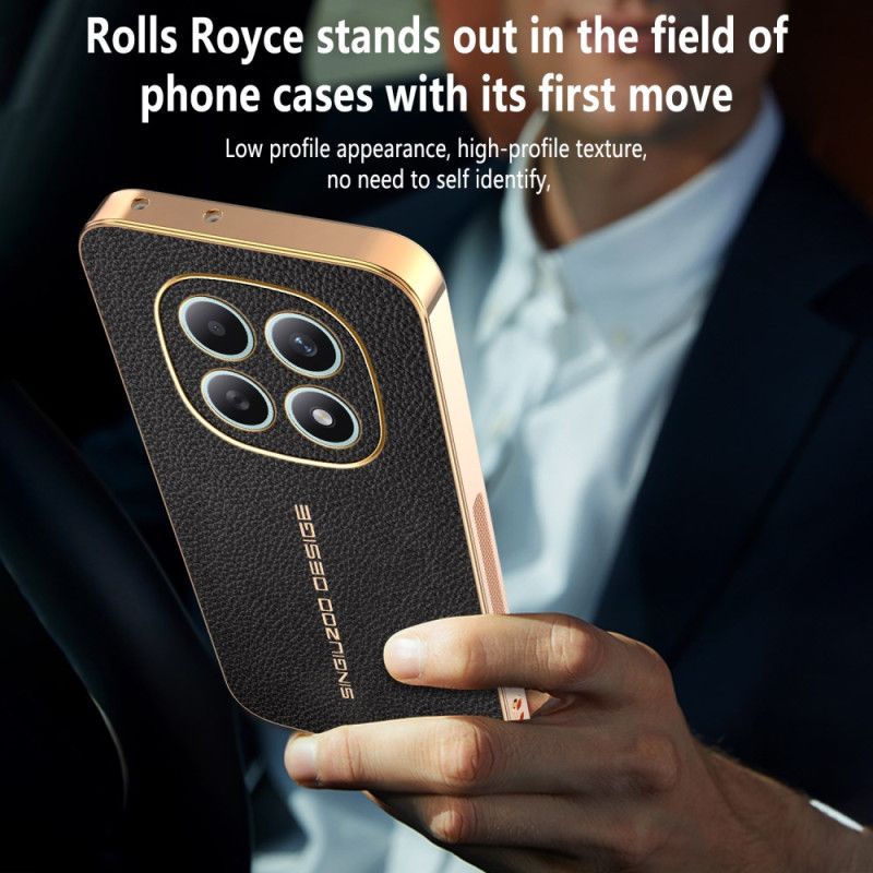 Etui Xiaomi Redmi Note 15 5g Odporna Na Zarysowania Faktura Liczi