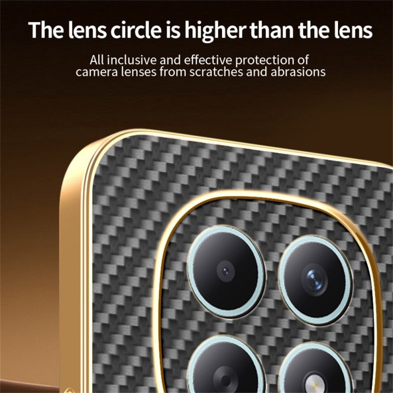 Futerały Xiaomi Redmi Note 15 5g Etui Na Telefon Tekstura Włókna Węglowego