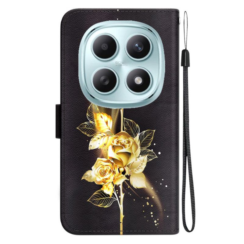 Obudowa Xiaomi Redmi Note 15 5g Etui Na Telefon Złote Motyle I Różowy