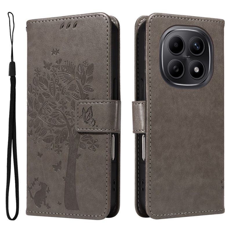 Pokrowce Xiaomi Redmi Note 15 5g Wzór Kota I Drzewa