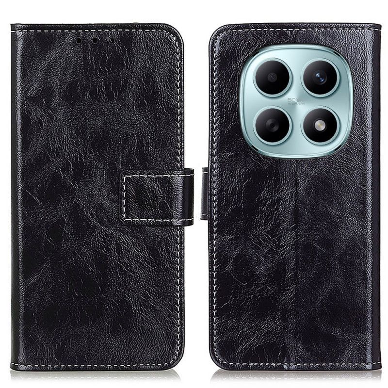 Skórzany Futerał Xiaomi Redmi Note 15 5g Etui Na Telefon Błyszczący