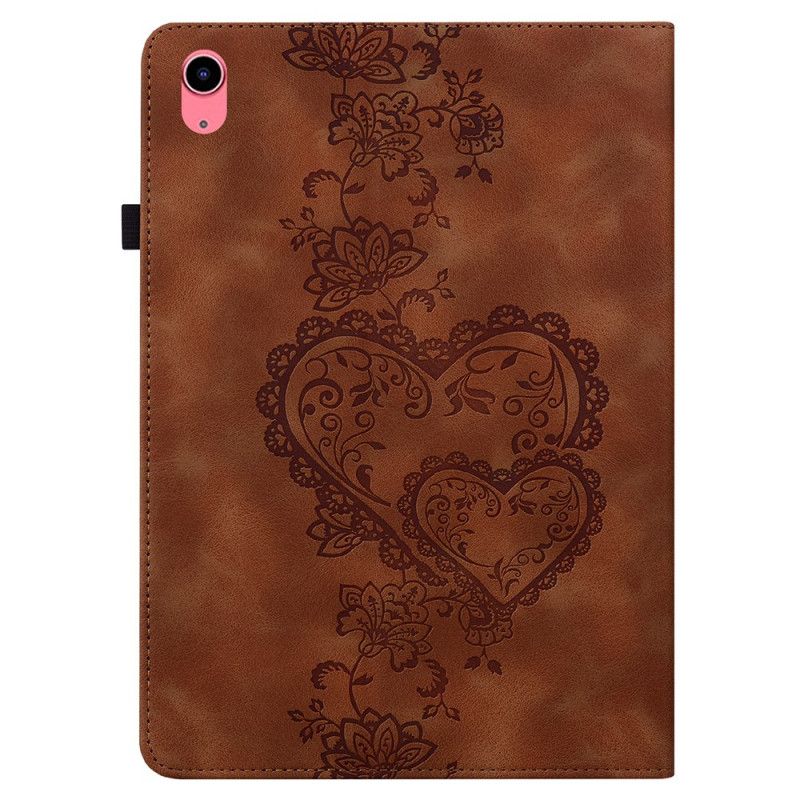 Case iPad (2025) Etui Na Telefon Serca Z Uchwytem Na Rysik