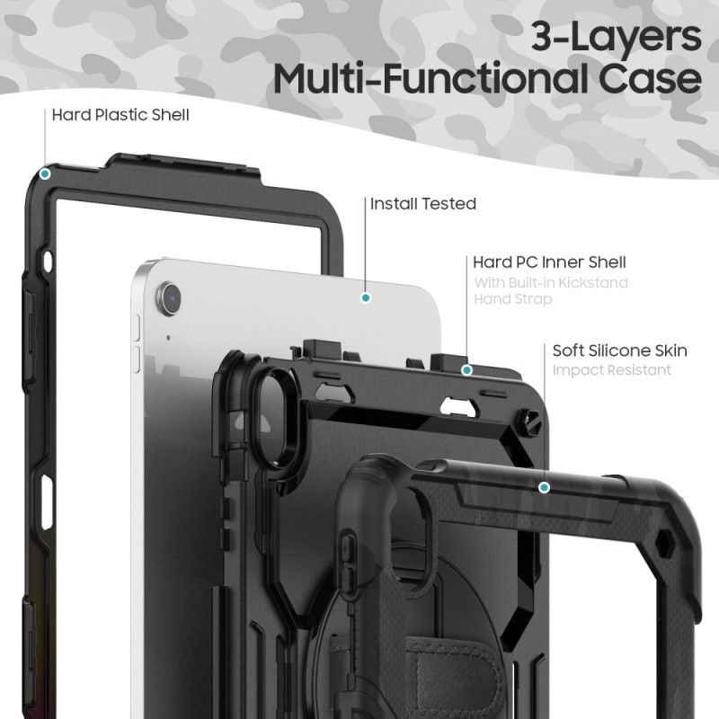 Etui Do iPad (2025) Pełna Ochrona Z Paskiem Na Ramię