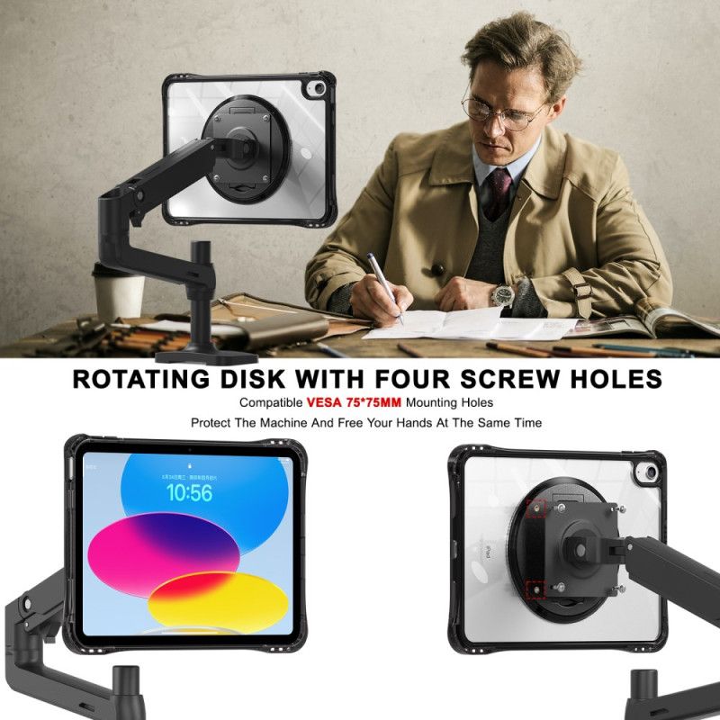 Etui Do iPad (2025) Przezroczysta Zintegrowana Podstawka