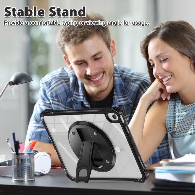 Etui Do iPad (2025) Przezroczysta Zintegrowana Podstawka